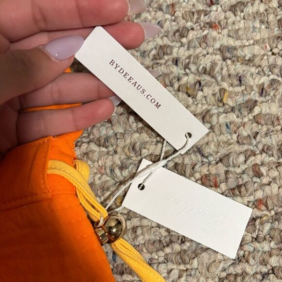 NWT Bydeeaus Bucket hat by Bydee Orange - Picture 5 of 5